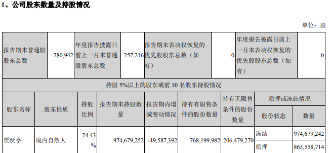 乐视网2018年报